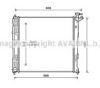 AVA QUALITY COOLING HY2282 Radiator, engine cooling